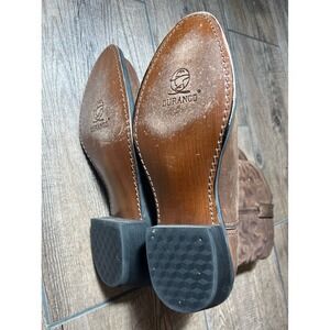 Durango 12" Shyloh Brown Western Boot‎ Pull On R Toe Size 10.5EE